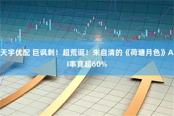 天宇优配 巨讽刺！超荒诞！朱自清的《荷塘月色》AI率竟超60%